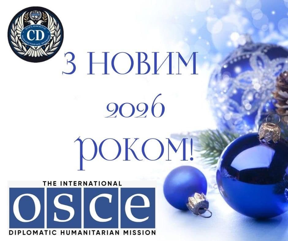 Nový rok 2026 Mezinárodní diplomatická humanitární mise OBSE