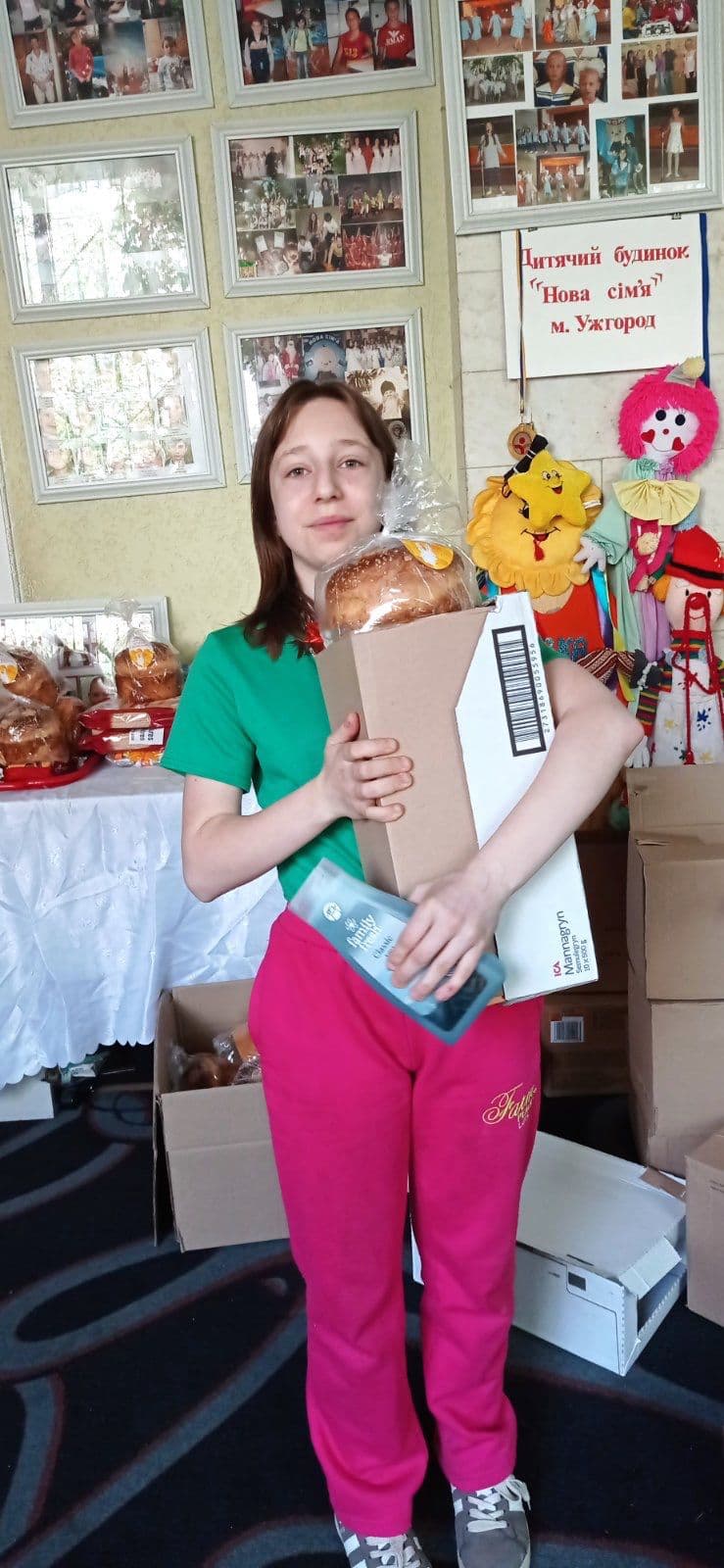 The International Diplomatic Humanitarian Mission of the OSCE supported an orphanage during the Easter period