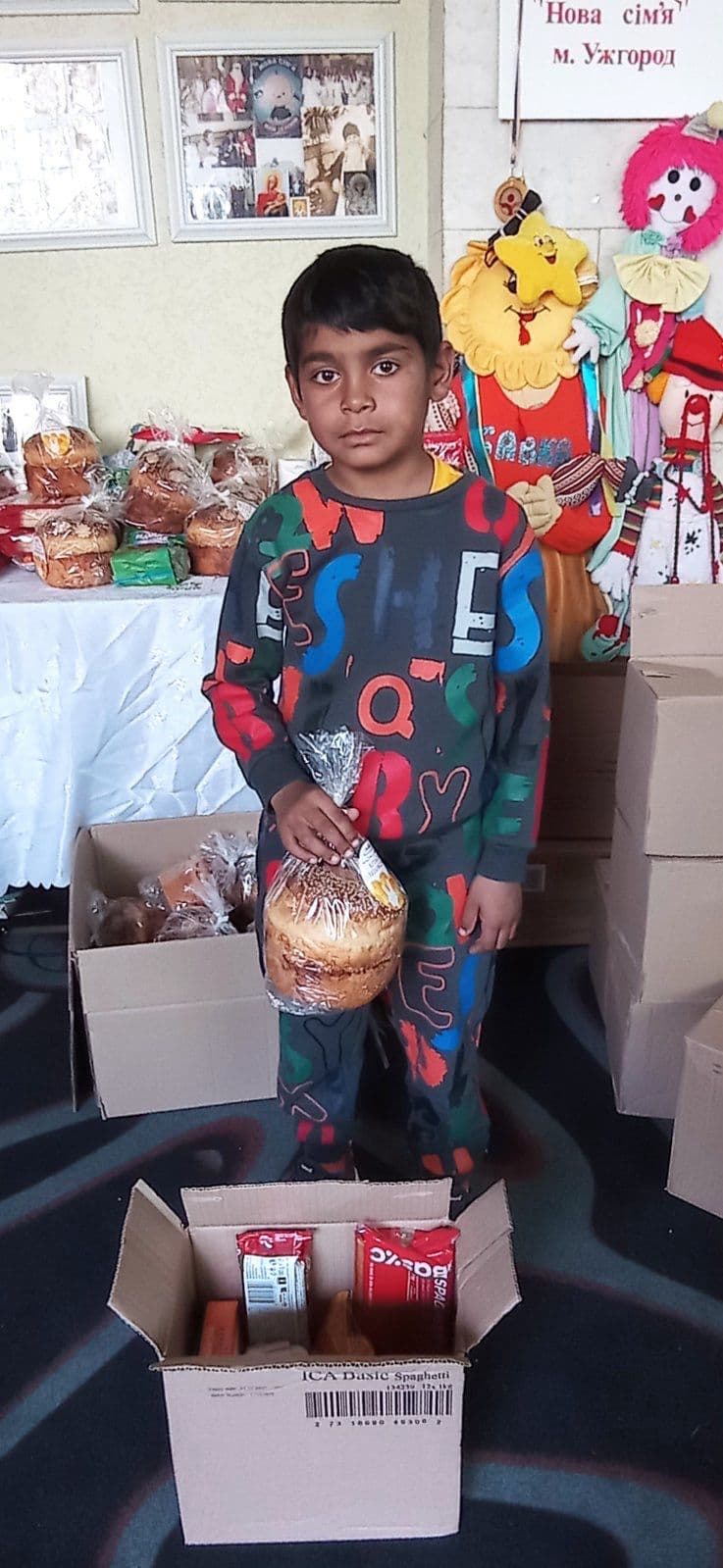 The International Diplomatic Humanitarian Mission of the OSCE supported an orphanage during the Easter period